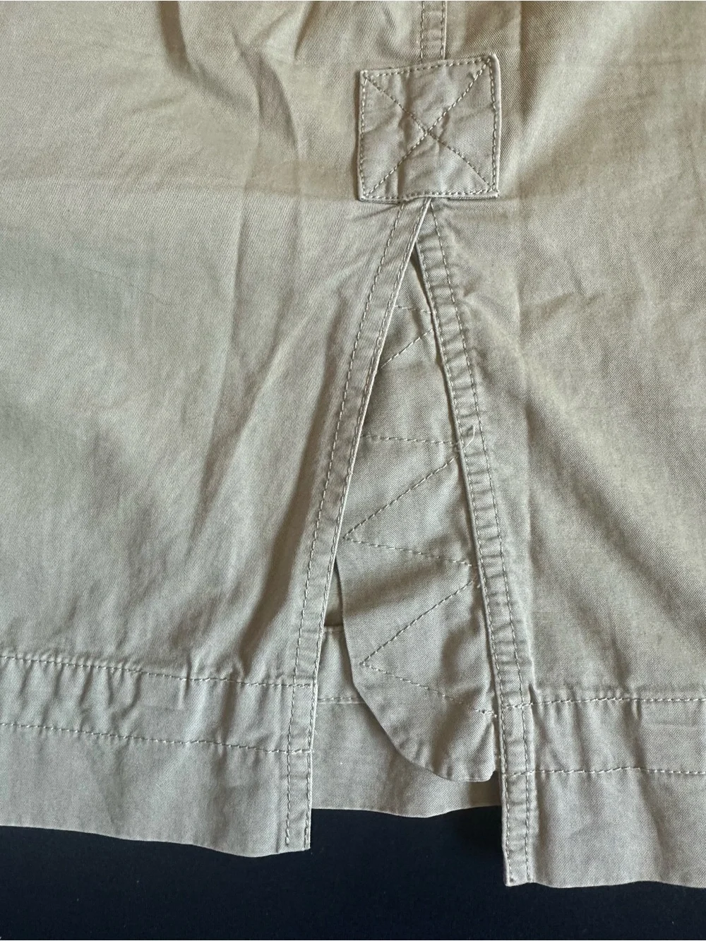 Marc Jacobs khaki Cargo utility Y2K  Skirt with Black Label size 6